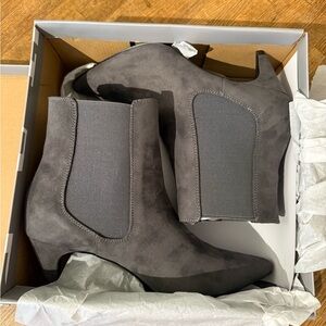 GAP Dark Gray Ankle Booties